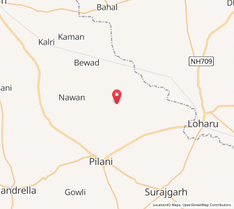 Map of Bangotari Chhoti, Rajasthan