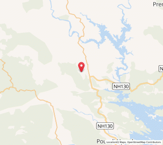 Map of Bania, Chhattisgarh