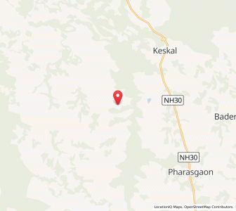 Map of Baniagaon, Chhattisgarh