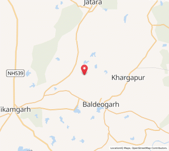 Map of Baniyani, Madhya Pradesh