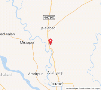 Map of Bank, Uttar Pradesh