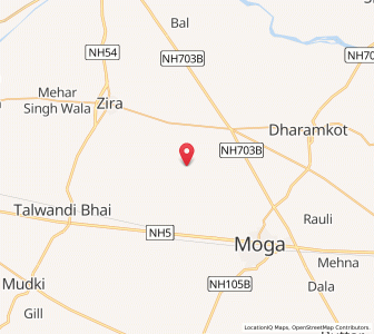 Map of Bankhandi, Punjab