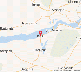 Map of Banki, Jharkhand