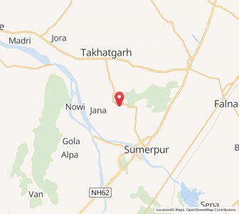 Map of Bankli, Rajasthan