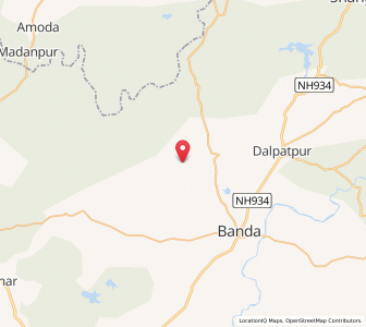 Map of Bankrai, Madhya Pradesh