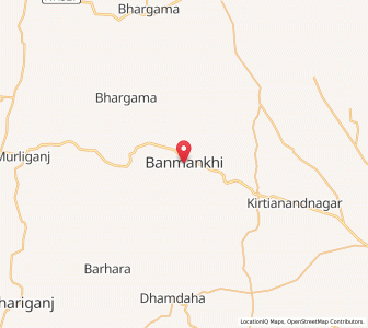 Map of Banmankhi, Bihar