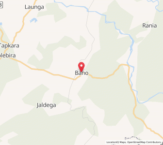 Map of Bano, Jharkhand