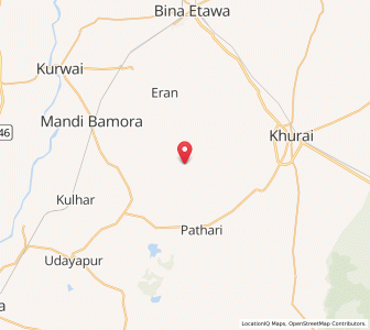 Map of Banoh, Madhya Pradesh