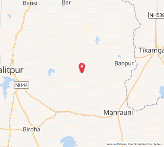 Map of Banoni, Uttar Pradesh