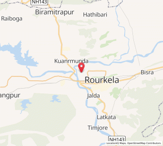 Map of Banposh, Odisha