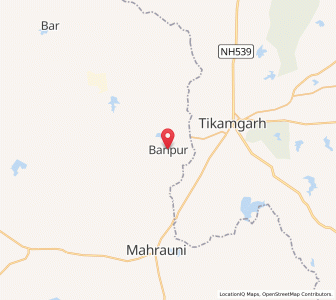 Map of Banpur, Uttar Pradesh