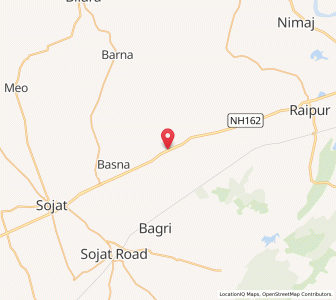 Map of Bansiya, Rajasthan