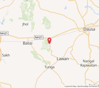 Map of Banskhoh, Rajasthan