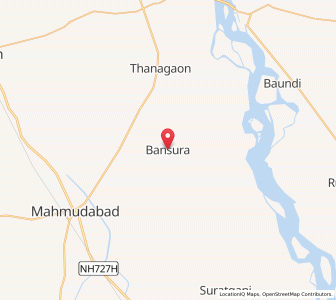 Map of Bansura, Uttar Pradesh