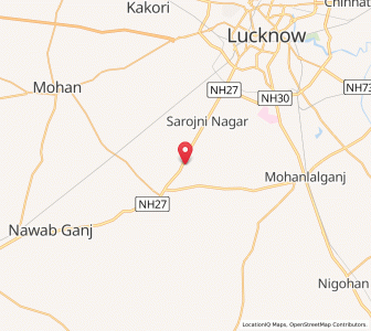 Map of Banthara, Uttar Pradesh