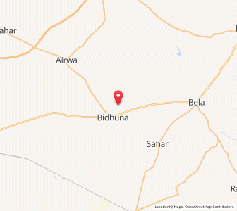 Map of Banthura, Uttar Pradesh