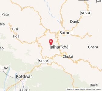 Map of Banwar, Uttarakhand