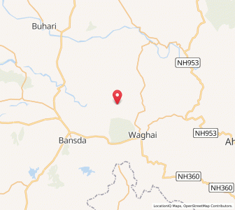 Map of Baori, Gujarat