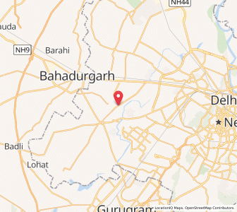 Map of Baprola, Delhi
