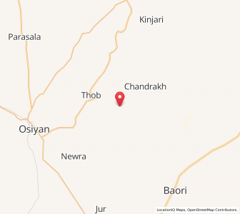 Map of Bara Bara, Rajasthan