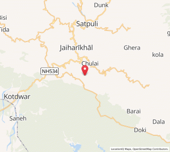 Map of Bara ki Kholi, Uttarakhand
