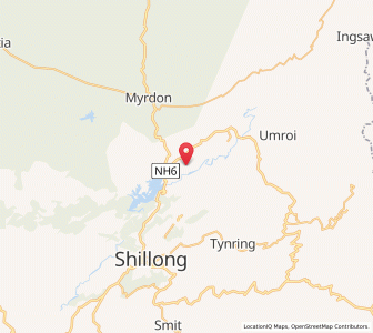 Map of Bara Pani, Meghalaya
