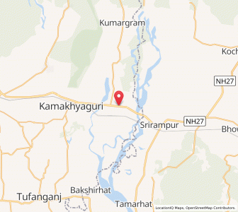 Map of Barabisa, West Bengal
