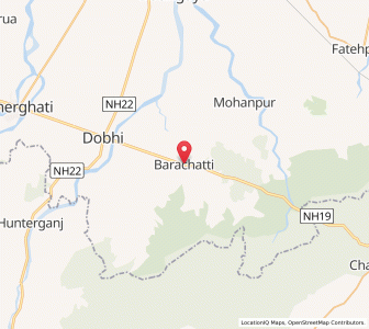 Map of Barachati, Bihar