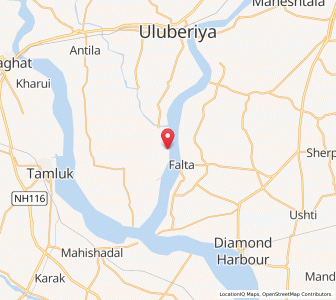 Map of Baragachi, West Bengal