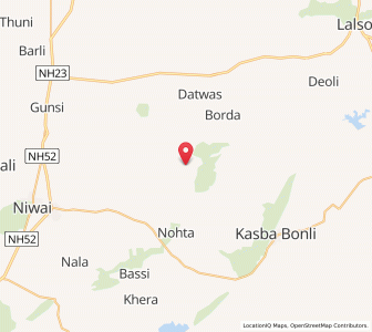 Map of Baragaon Thatoli, Rajasthan