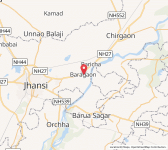 Map of Barāgaon, Uttar Pradesh