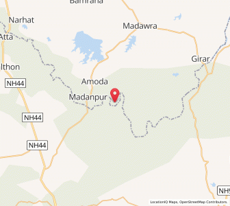 Map of Barai, Madhya Pradesh