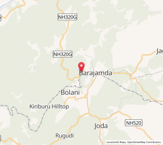 Map of Baraiburu, Odisha