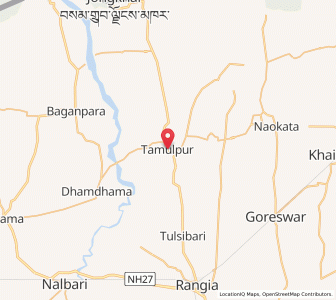 Map of Baraigaon, Assam