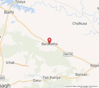 Map of Barakatha, Jharkhand