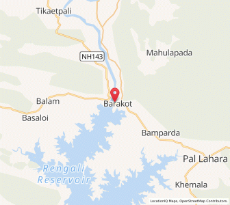 Map of Barakot, Odisha