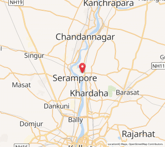 Map of Barakpur, West Bengal
