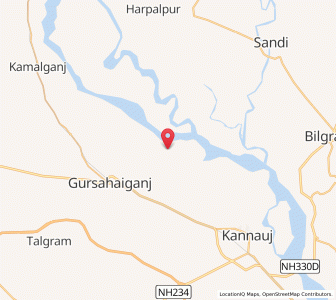 Map of Baramau Bangar, Uttar Pradesh