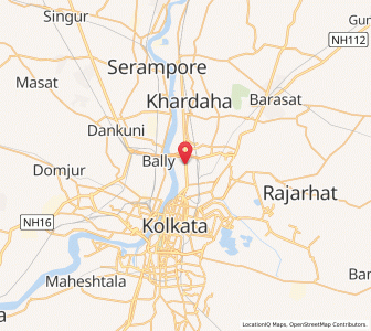 Map of Baranagar, West Bengal