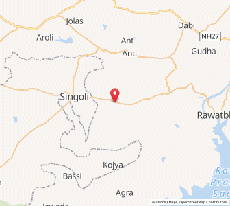 Map of Barau, Madhya Pradesh