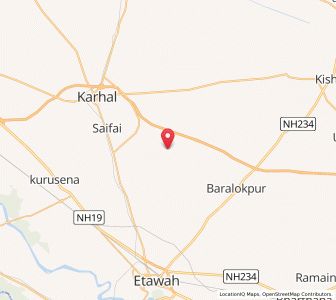Map of Barauli Khurd, Uttar Pradesh