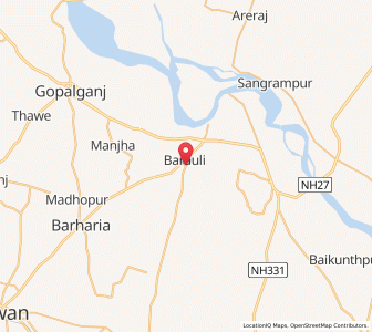 Map of Barauli, Uttar Pradesh