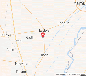 Map of Baraundi, Haryana