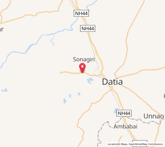 Map of Barauni, Madhya Pradesh