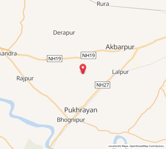 Map of Baraur, Uttar Pradesh