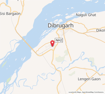 Map of Barbaru, Assam