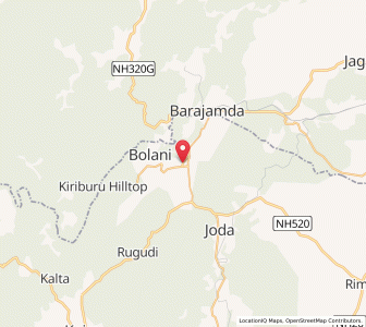 Map of Barbil, Odisha