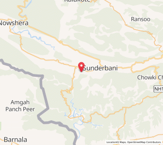 Map of Barchoi, Kashmir