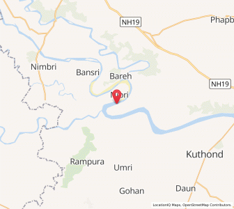 Map of Bardauli, Uttar Pradesh