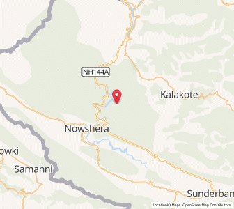 Map of Bardeuta, Kashmir